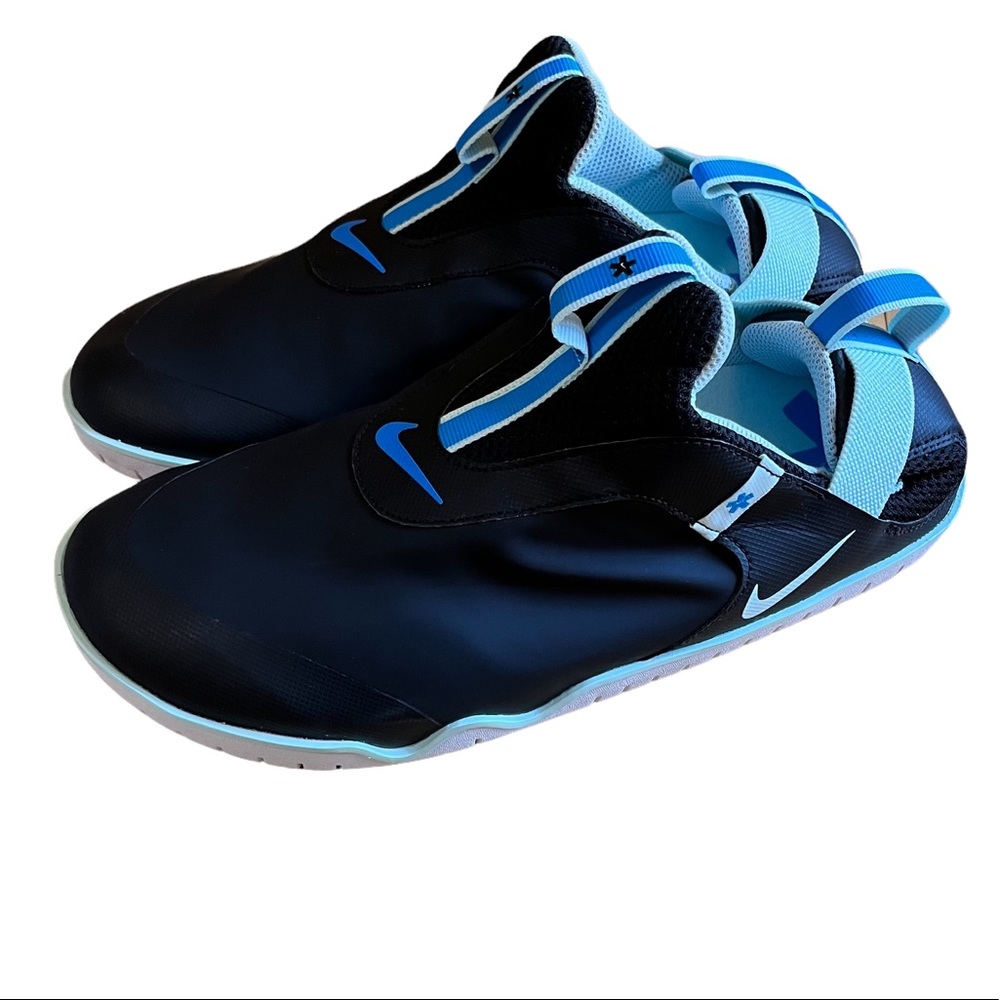 SOLD Nike Air Zoom Pulse Unisex Water-Resistant Slip-On Black Blue Hero 10.5 - Picture 2 of 9
